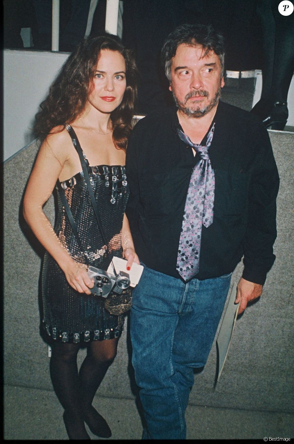 David Bailey et Koo Stark en 1990.