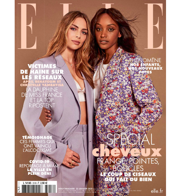 Catherine Deneuve et David Bailey dans le magazine "Elle" du 22 janvier 2021.