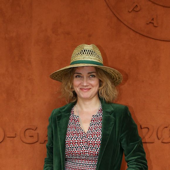 Marine Delterme dans le village lors des internationaux de tennis de Roland Garros à Paris, France, le 4 juin 2019. © Jacovides-Moreau/Bestimage 