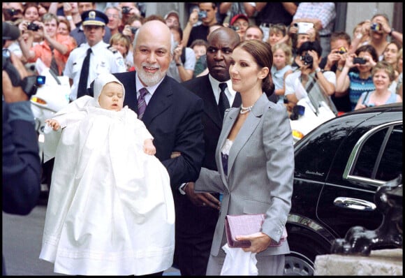 Baptême de René-Charles le fils de Céline Dion et René Angélil à Montréal.