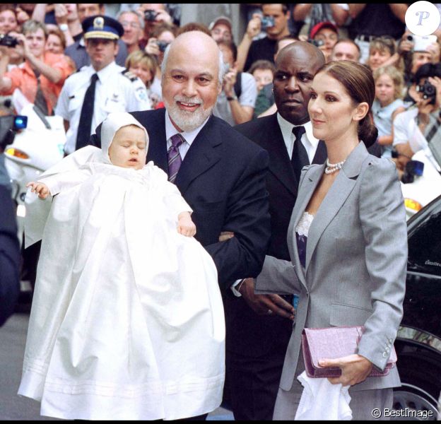 Baptême de René-Charles le fils de Céline Dion et René Angélil à Montréal.
