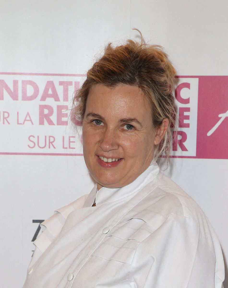 Hélène Darroze - Gala de la fondation ARC au profit de la recherche contre le cancer du sein à l'hôtel Peninsula à Paris le 9 octobre 2014.