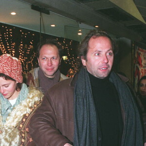 Fabrice Luchini avec son épouse et sa fille Emma - Avant première du film "Le bonheur est dans le pré" à Paris. 