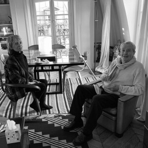 Anthony Delon a partagé une photo de sa maman Nathalie avec son papa Alain sur Instagram, janvier 2021.
