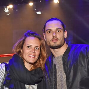 Laure Manaudou et son frère Florent Manaudou lors du gala de boxe organisé par Univent Production au Palais des Sports de Marseille le 24 mars 2018. © Bruno Bebert/Bestimage