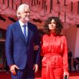 Tim Robbins et Hannah Chodos - Tapis rouge du film "45 Seconds of Laughter " lors du 76ème festival international du film de Venise, la Mostra, le 3 septembre 2019