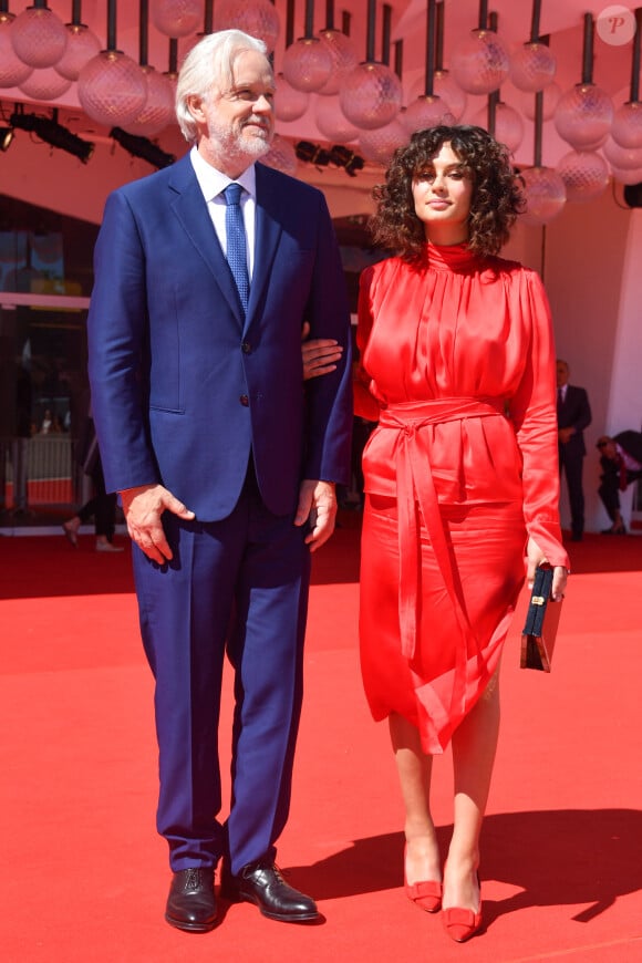 Tim Robbins et Hannah Chodos - Tapis rouge du film "45 Seconds of Laughter " lors du 76ème festival international du film de Venise, la Mostra, le 3 septembre 2019