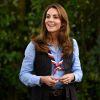 Kate Middleton, duchesse de Cambridge, et nouvelle co-présidente de l'Association Scoute, fait des activités de plein air avec un club de scouts "2th Northolt Scouts" à Londres.