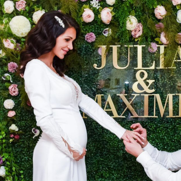 Julia Paredes a epousé son compagnon Maxime Parisi le 23 janvier 2021 - Instagram