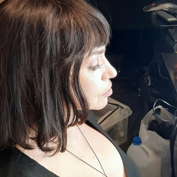 Béatrice Dalle à Bruxelles en janvier 2021.