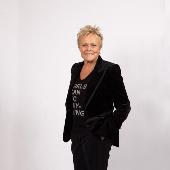 Exclusif - Muriel Robin - Studio de l'enregistrement de l'émission "Le Grand Restaurant" à Paris, qui sera diffusée le 3 février 2021 sur M6. © Philippe Leroux / Bestimage