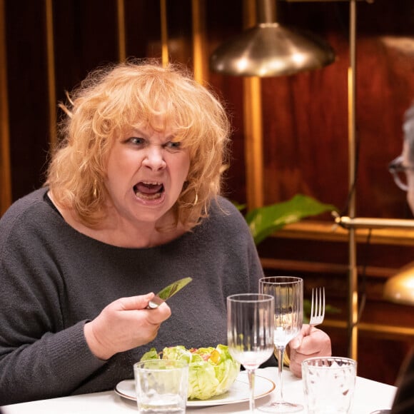 Exclusif - Yolande Moreau - Enregistrement de l'émission "Le Grand Restaurant" à Paris, qui sera diffusée le 3 février 2021 sur M6. © Philippe Leroux / Bestimage