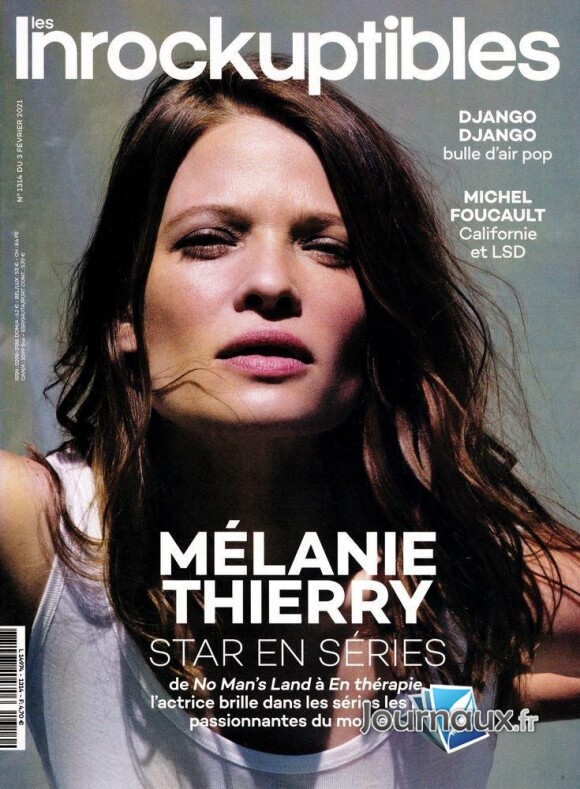 Mélanie Thierry en couverture des "Inrockuptibles", numéro du 3 février 2021.