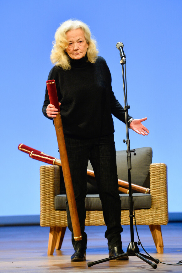 Catherine Hiegel - Cérémonie de remise du prix du Brigadier au Théâtre Montparnasse à Paris le 17 février 2017. © Coadic Guirec / Bestimage