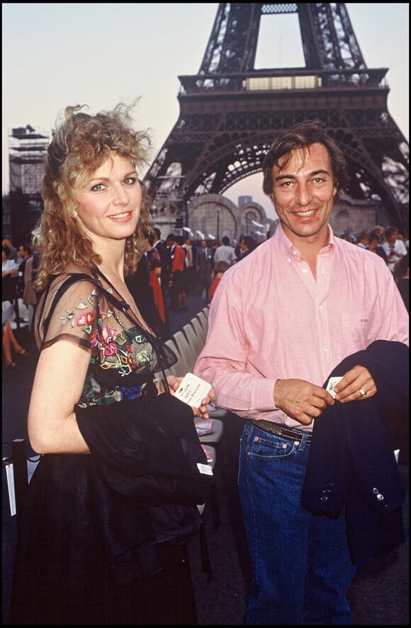 Jeane Manson et Allain Bougrain-Dubourg à Paris en 1989.