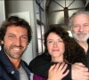 Frédéric Diefenthal, Elsa Lunghini et Francis Huster sur Instagram.