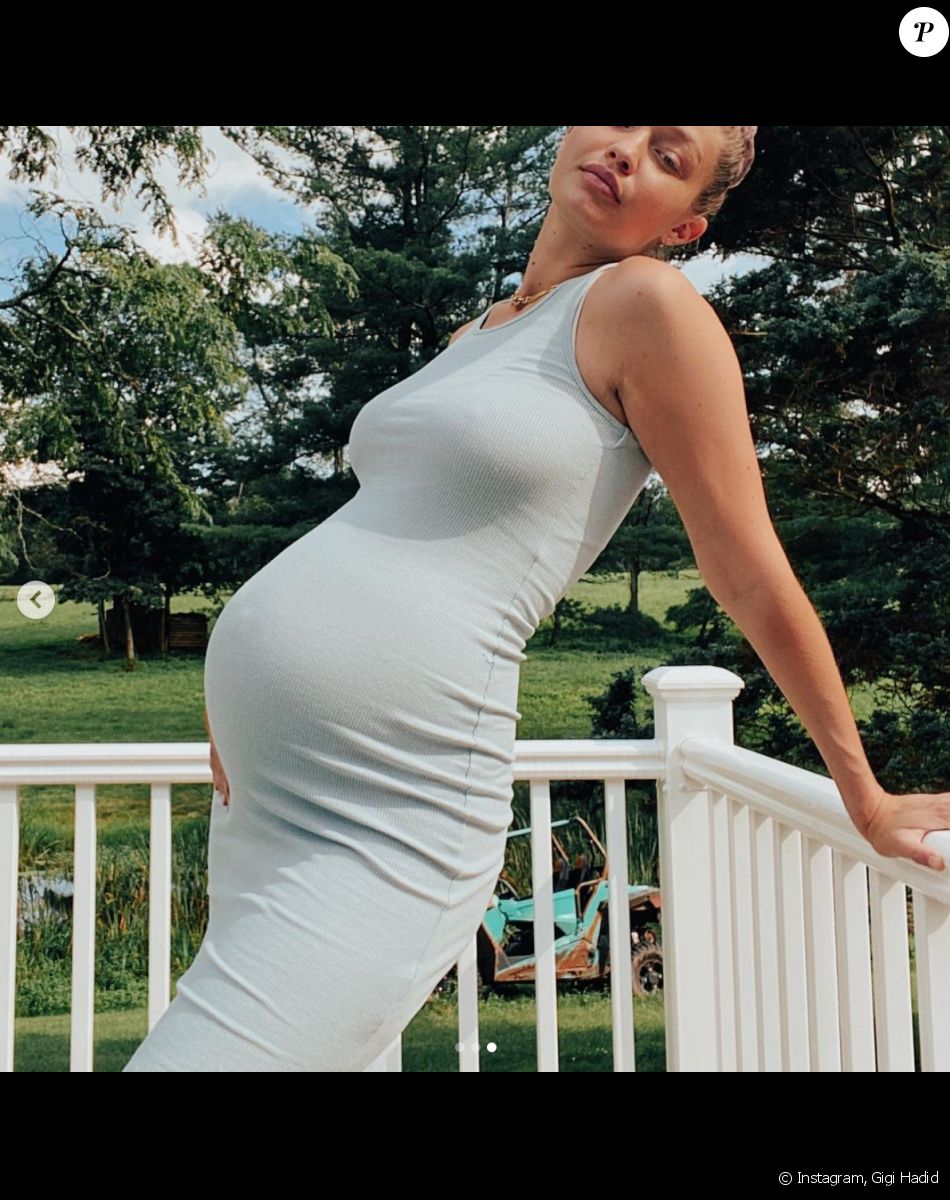 Gigi Hadid, enceinte.