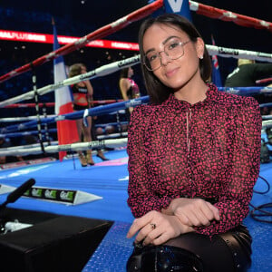 Agathe Auproux lors du gala de boxe Univent à l'AccorHotels Arena de Paris pour le championnat du monde WBA le 15 novembre 2019. © Veeren / Bestimage