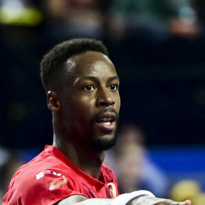 joie de Gael Monfils (Fra) - Gaël Monfils remporte la finale hommes de l'Open de tennis Sud de France à Montpellier, France, face à Vasek Pospisil (7-5, 6-3), le 9 février 2020. © Jean-Baptiste Autissier/Panoramic/Bestimage 