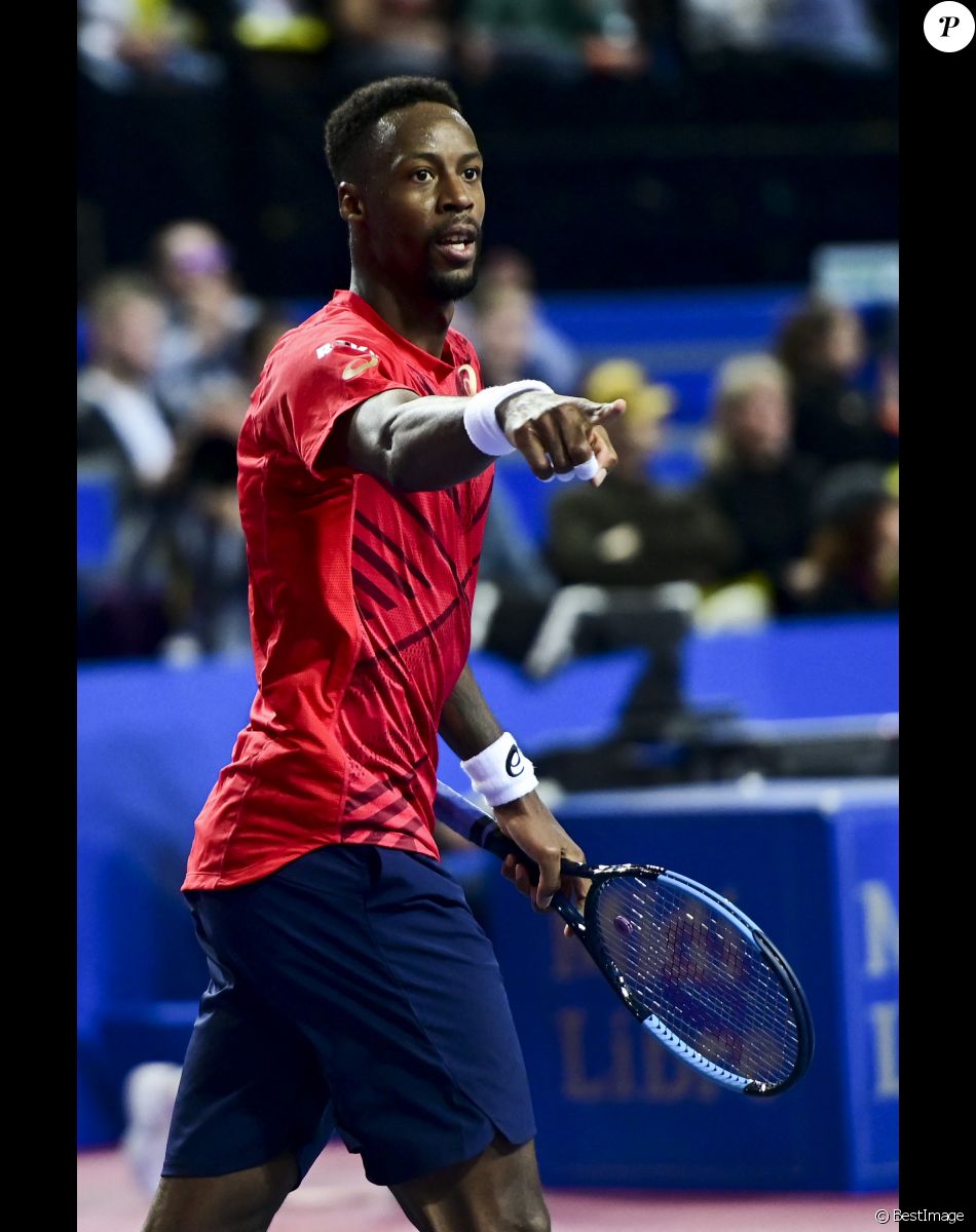 joie de Gael Monfils (Fra) - Gaël Monfils remporte la finale hommes de l'Open de tennis Sud de France à Montpellier, France, face à Vasek Pospisil (7-5, 6-3), le 9 février 2020. © Jean-Baptiste Autissier/Panoramic/Bestimage