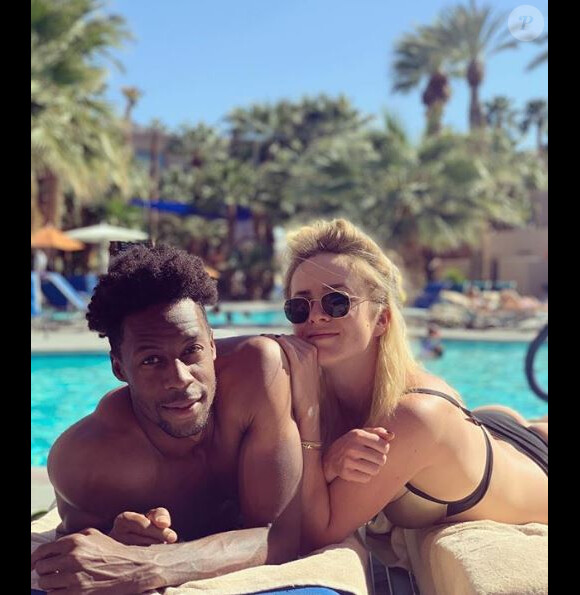 Gaël Monfils et Elina Svitolina. Instagram, le 16 mars 2019.