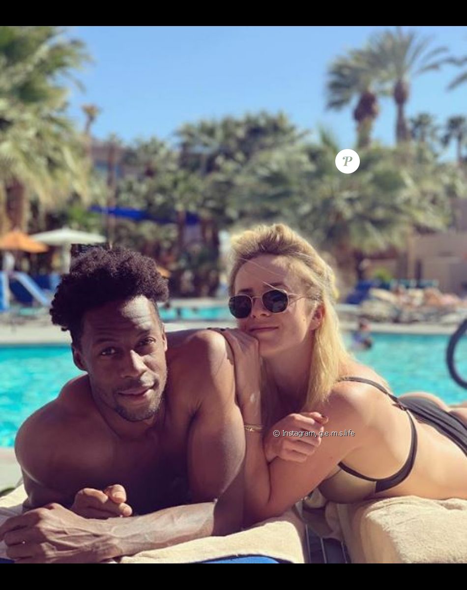 Gaël Monfils et Elina Svitolina. Instagram, le 16 mars 2019.