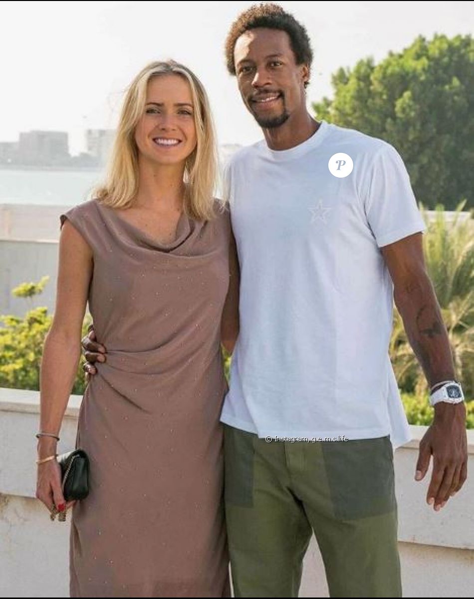 Elina Svitolina et Gaël Monfils à l'occasion de la Saint-Valentin. Photo publiée sur Instagram le 14 février 2019.