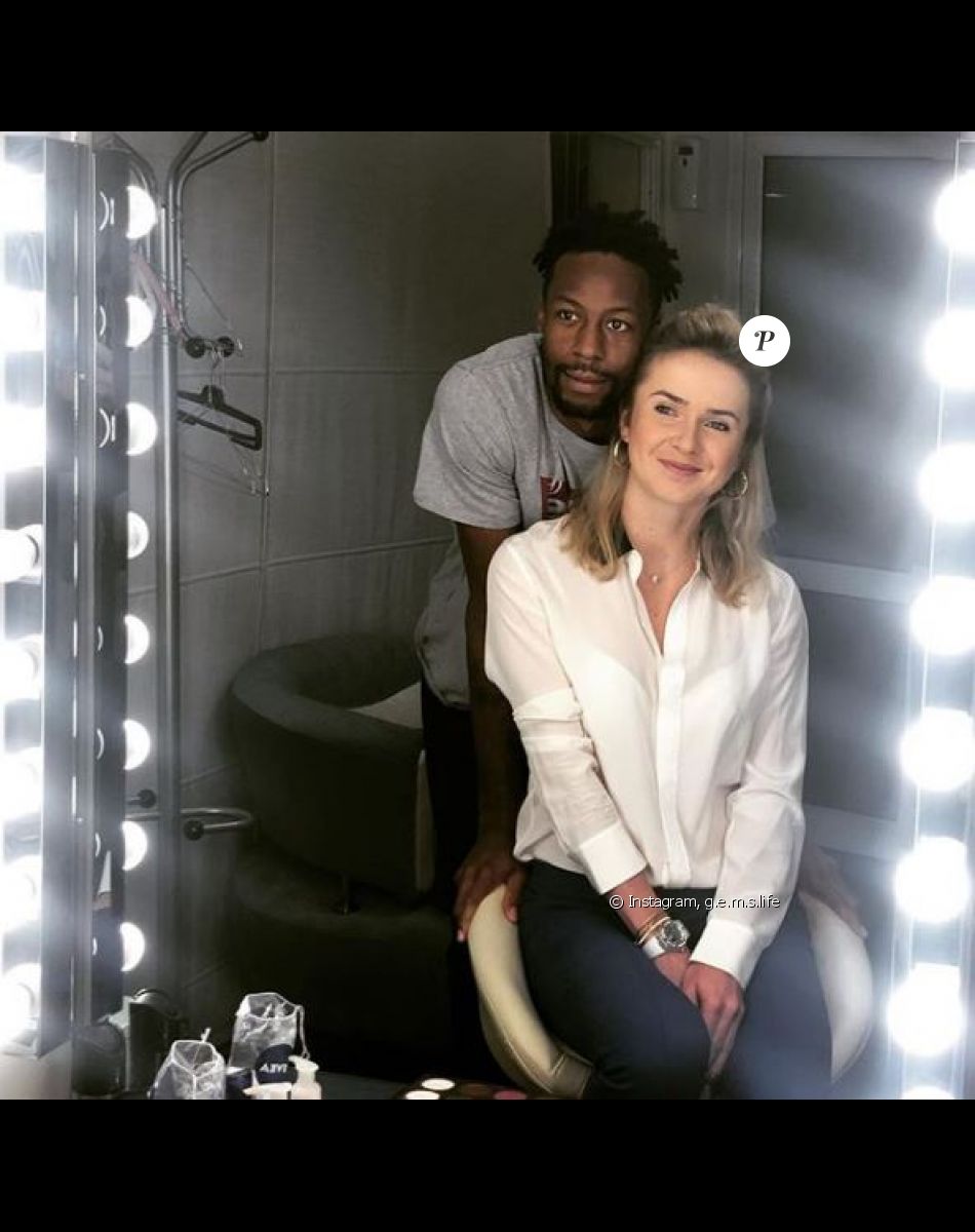 Elina Svitolina et Gaël Monfils sur Instagram le 6 février 2019.