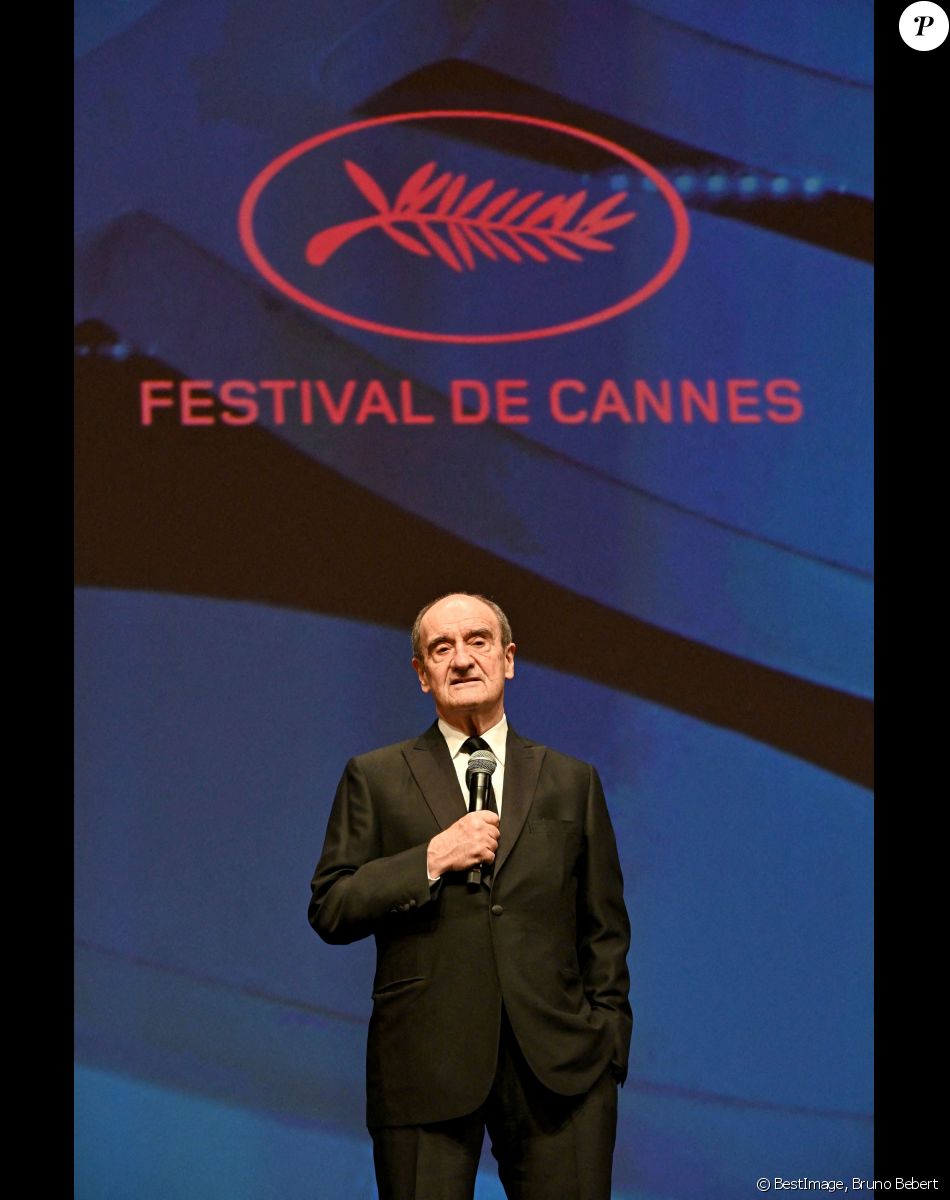 Pierre Lescure, le président du Festival de Cannes, durant la soirée d'ouverture du Special Cannes Film Festival 2020 au Palais des Festivals à Cannes, le 27 octobre 2020. © Bruno Bebert/Bestimage