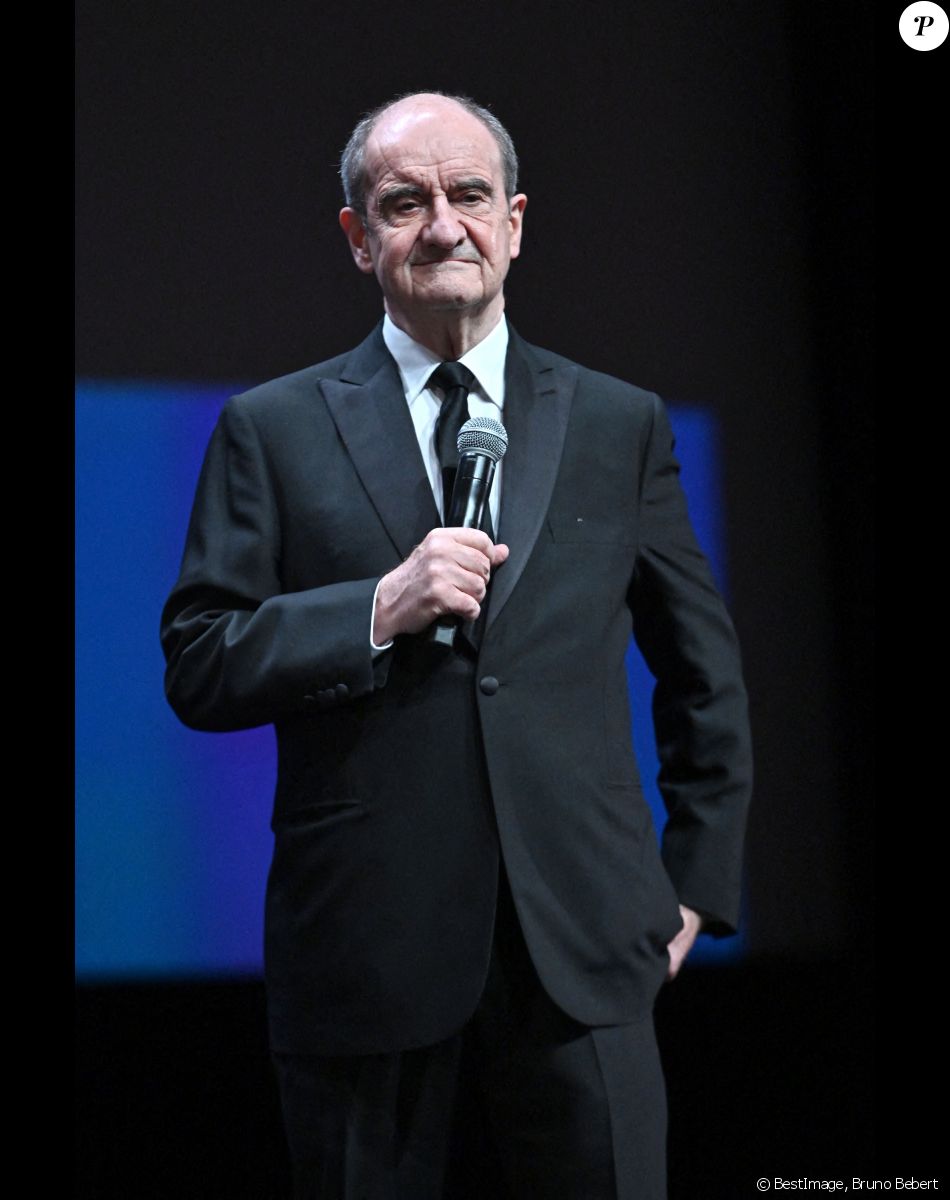 Pierre Lescure, le président du Festival de Cannes, durant la soirée d'ouverture du Special Cannes Film Festival 2020 au Palais des Festivals à Cannes, le 27 octobre 2020. © Bruno Bebert/Bestimage