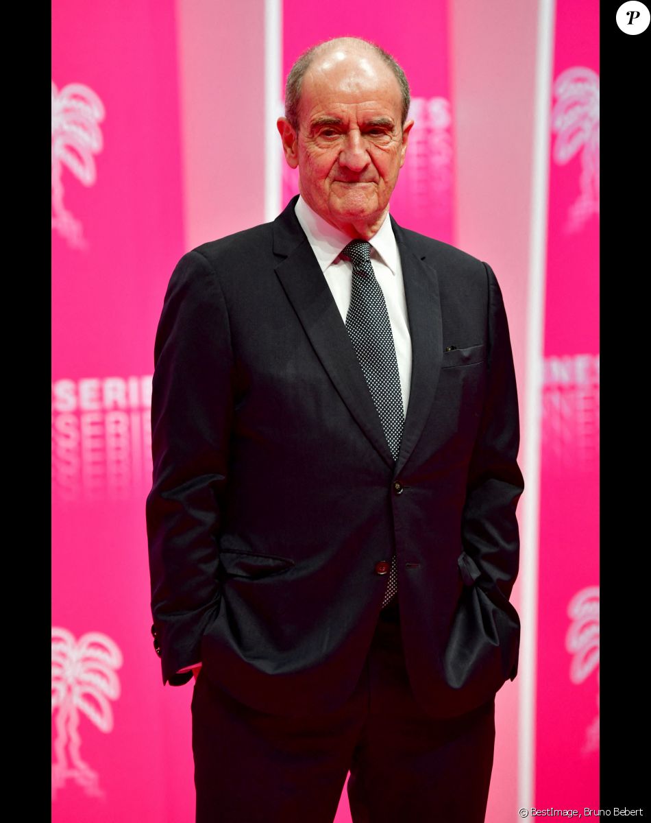 Pierre Lescure, le président du Festival de Cannes, durant la soirée d'ouverture de Canneseries saison 3 au Palais des Festivals à Cannes, le 9 octobre 2020. © Bruno Bebert / Bestimage