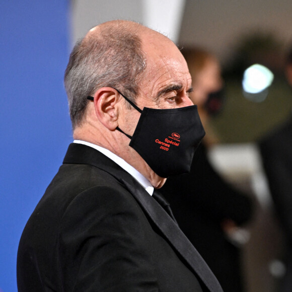 Pierre Lescure, le président du Festival de Cannes, durant la soirée d'ouverture du Special Cannes Film Festival 2020 au Palais des Festivals à Cannes, le 27 octobre 2020. © Bruno Bebert/Bestimage