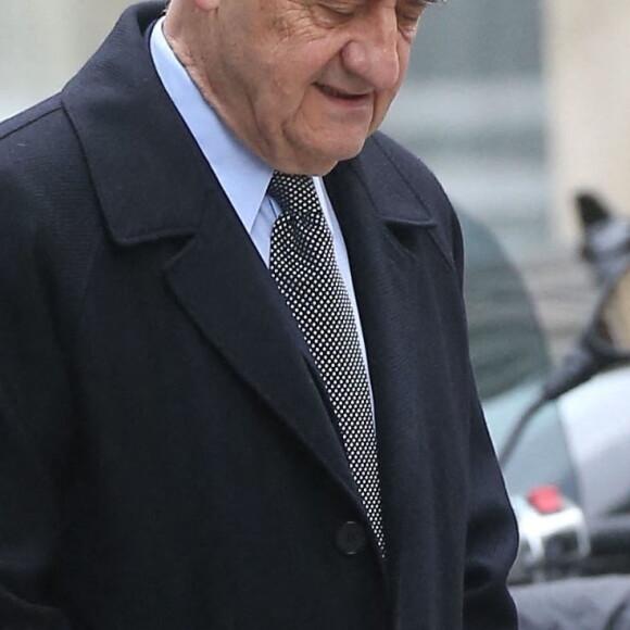Pierre Lescure - Obsèques de André Rousselet en la Basilique Sainte-Clotilde de Paris le 2 juin 2016.