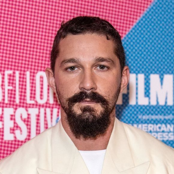 Shia LaBeouf à la première du film "Honey Boy" lors de la 63ème édition du festival BFI du film de Londres au cinéma Odeon Luxe Leicester Square à Londres, Royaume Uni, le 6 octobre 2019. 