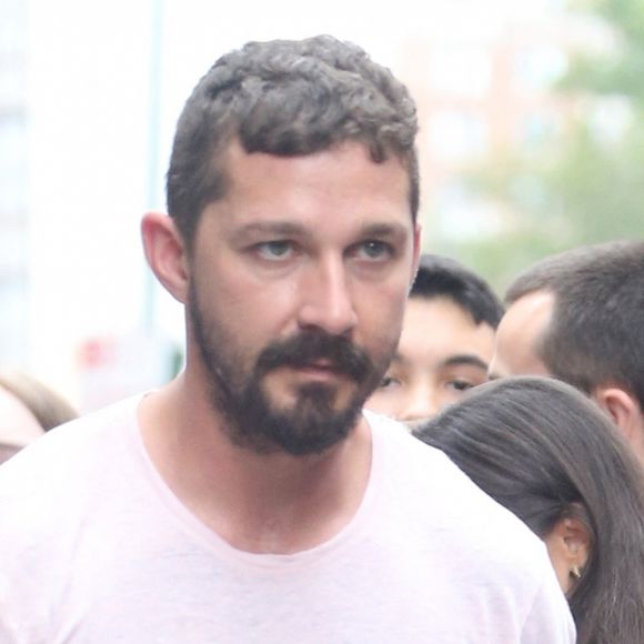 Shia LaBeouf - Les célébrités sont allées à AOL Build pour faire la promotion de leur prochain film The Peanut Butter Falcon à New York, le 7 août 2019