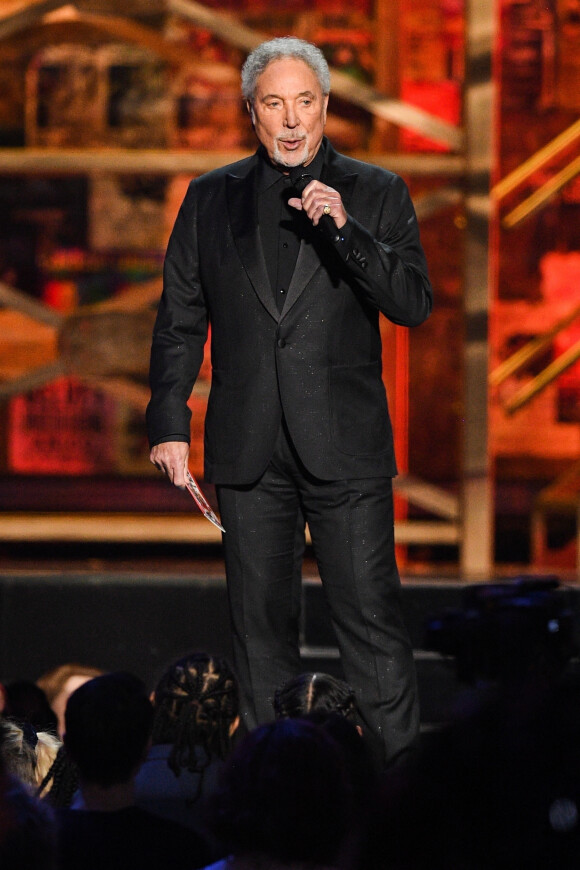 Tom Jones - Scène - Cérémonie des "Brit Awards 2020" à l'O2 Arena à Londres, le 18 février 2020. 