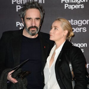 Emmanuelle Béart et Frédéric Chaudier - Avant-première du film "Pentagon Papers" au cinéma l'UGC Normandie à Paris, France, le 13 janvier 2018. © Borde-Coadic/Bestimage 