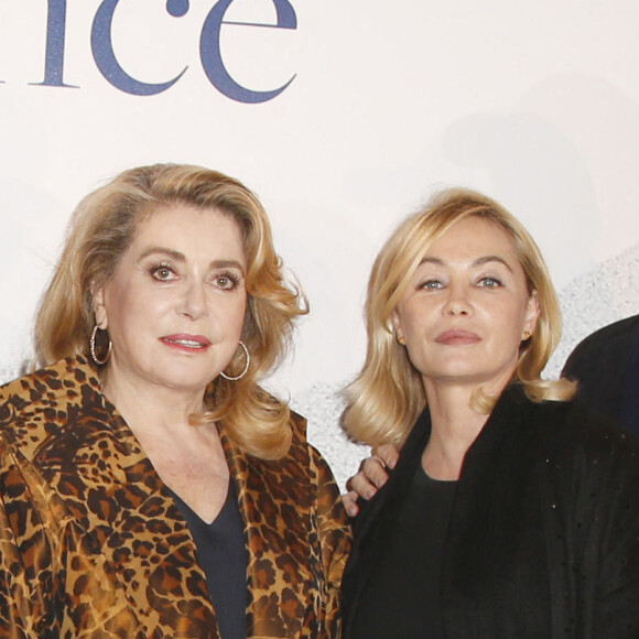Catherine Deneuve , Emmanuelle Béart lors de la soirée de lancement du Best-Seller "Le retour du jeune prince" d'A.G. Roemmers à l'Atelier des Lumières à Paris, France, le 10 avril 2019. © Christophe Aubert via Bestimage 