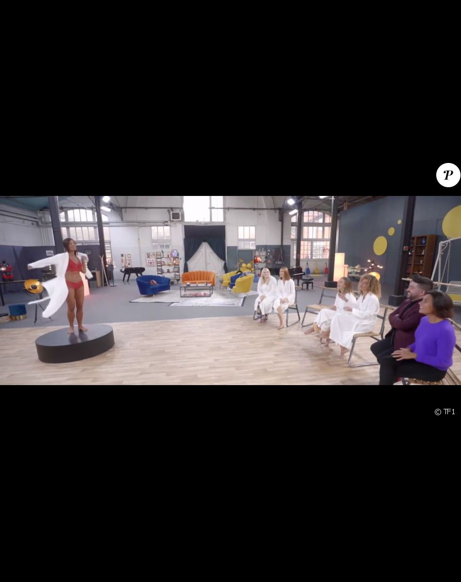 Nathalie Marquay en lingerie dans "Stars à nu", le 12 février sur TF1