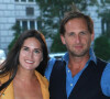 Jessica Ciencin Henriquez et son ex-mari Josh Lucas arrivant à la première du film ''The Glass Castle'' au SVA Theater à New York, le 9 août 2017.