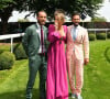 James Middleton, Spencer Matthews et sa compagne Vogue Williams - Les célébrités lors du Derby Investec d'Epsom le 1er juin 2018