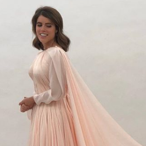 Eugenie d'York lors de ses essayages pour sa seconde robe de mariée signée Zac Posen. Son mariage avec Jack Brooksbank a été célébré à Windsor le 12 octobre 2018.