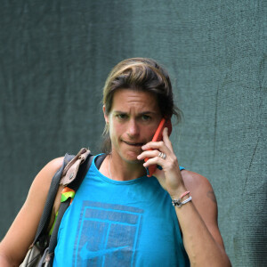 Amélie Mauresmo lors du tournoi de tennis de Miami. Le 17 mars 2019 