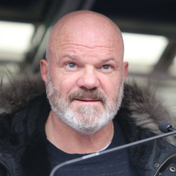 Philippe Etchebest - Rassemblement national des métiers de l'hôtellerie, de la restauration, du tourisme à l'appel de l'UMIH et le GNI à l'esplanade des Invalides à Paris le 14 décembre 2020. © Panoramic / Bestimage