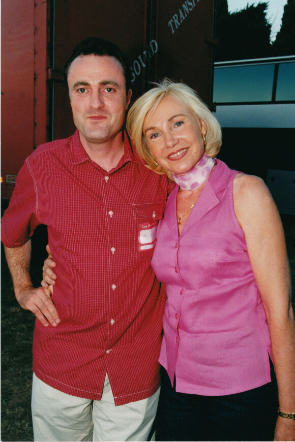 Michèle Torr et son fils Romain en 2000. 