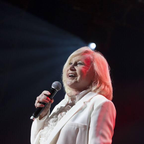 Exclusif - Michèle Torr - Concert Enfant Star & Match à la pinède Gould à Juan Les Pins, France, le 8 juillet 2017. © JLPPA/Bestimage