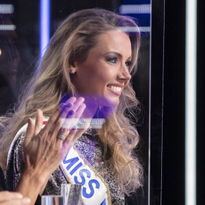 Exclusif - Amandine Petit (Miss France 2021) et Sylvie Tellier - Enregistrement de l'émission "Touche Pas à Mon Poste (TPMP)", présentée par C.Hanouna et diffusée sur C8 le 7 janvier 2021 © Jack Tribeca / Bestimage