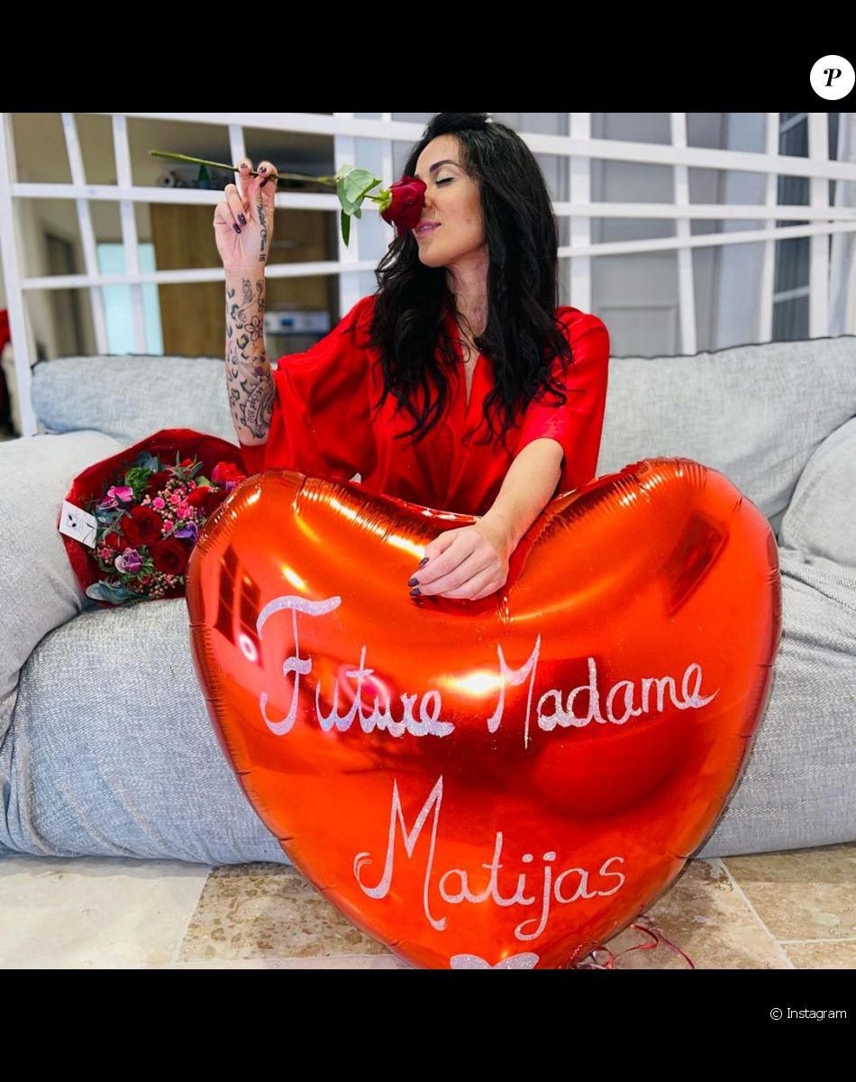 Shanna Kress et Jonathan Matijas le jour de la Saint-Valentin, 14 février 2021