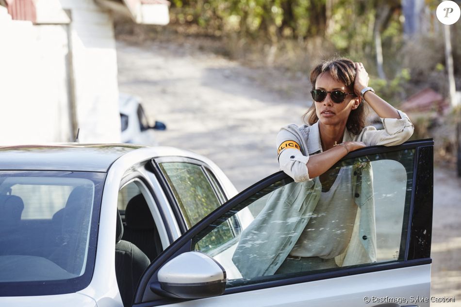 Exclusif - Sonia Rolland sur le tournage de la série "Tropiques criminels" en Martinique diffusée le 22 novembre sur France 2. Le 8 mai 2019 © Sylvie Castioni / Bestimage