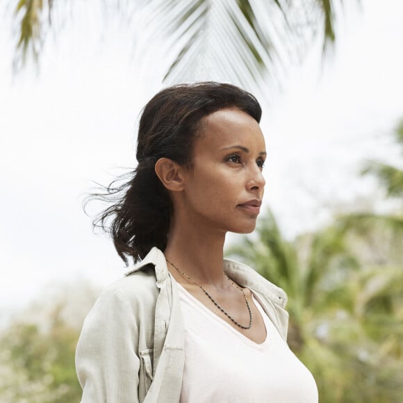 Exclusif - Sonia Rolland sur le tournage de la série "Tropiques criminels" en Martinique diffusée le 22 novembre sur France 2. Le 8 mai 2019 © Sylvie Castioni / Bestimage